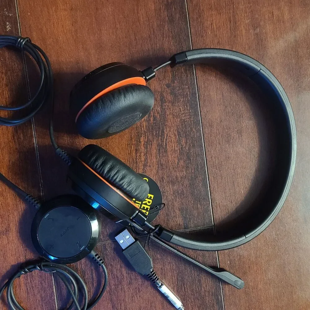 NEW Jabra HSC016 Evolve 20 USB 2 Ear Stereo MS 4999-823-309 Corded Headset